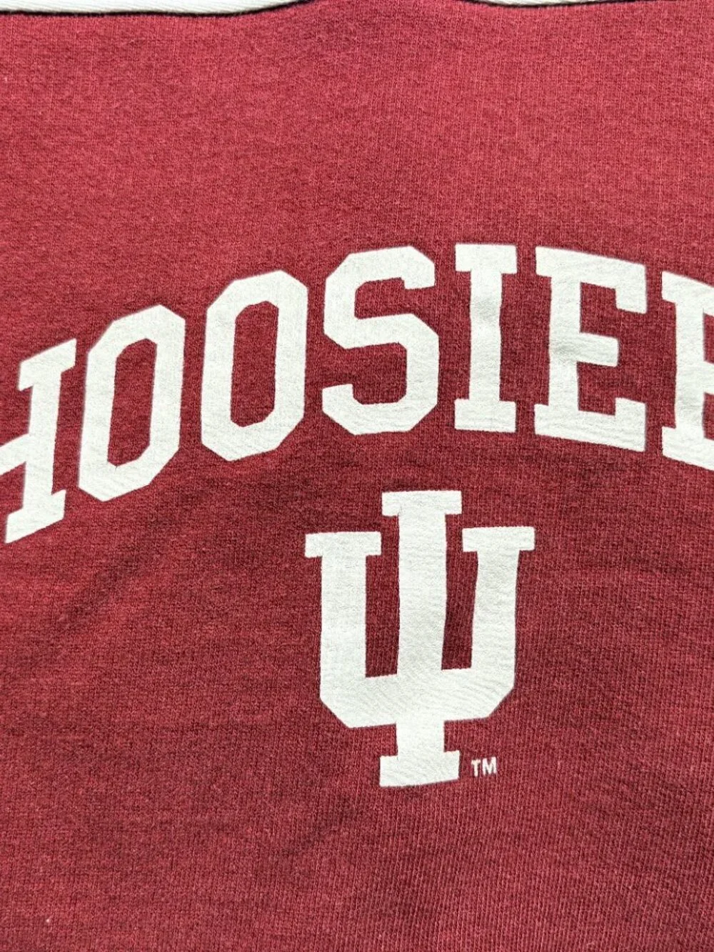Indiana University Hoosiers reworked sweatshirt throw pillow cover dorm decor